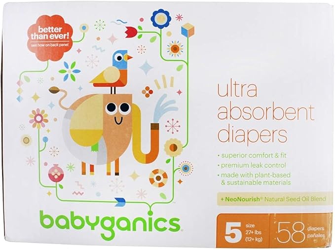Bebe Wella-BabyGanics Baby Diaper Stage 5