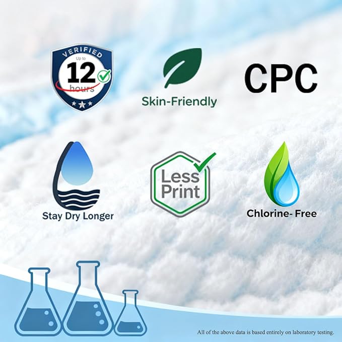 BebeWella-Cotton Flatfold Diaper 24PK