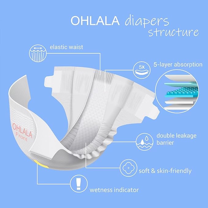 BebeWella-Cotton Flatfold Diaper 24PK