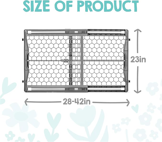 Babe Wella-Baby Gate 28-42" 23"H