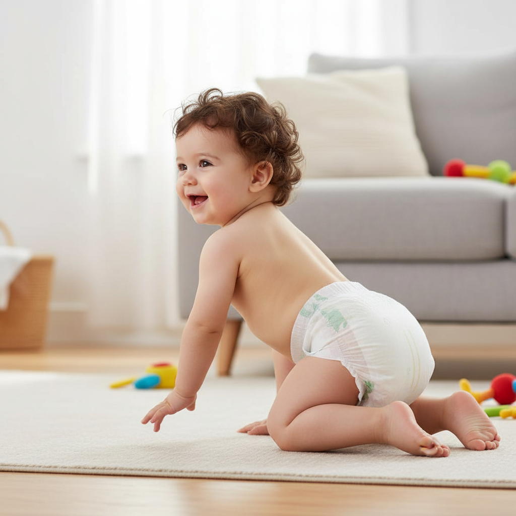 BebeWella-Cotton Flatfold Diaper 24PK