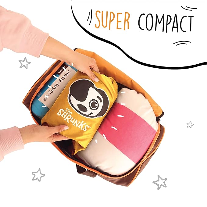 (2-Pack) Shrunks Inflatable Bed Rail for Toddlers | Travel Bed Rail for Kids Adults and Elderly | Portable Toddler Bed Bumpers | Blow Up Bed Guard Rail for Twin Full Queen King Size Beds